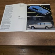 Volvo DL GL Turbo program gama 1983 USA