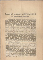 MEMORIAŁ W SPRAWIE POLITYKI UGODOWEJ W KRÓLESTWIE POLSKIM