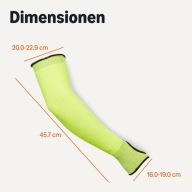 NOWE ŻÓŁTE RĘKAWY OCHRONNE BHP OCHRANIACZE NA RĘCE ZARĘKAWKI PRZEDRAMIENIA
