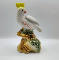 PAPUGA Z PORCELANY figurka z Brazylii lata 80-te XXw