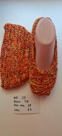 22 Kapcie balerinki handmade roz.38 NOWE ręcznie robione