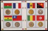 ONZ - Genewa Mi.-Nr. 565-572** 2007 r. Flagi - Monety