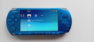 Konsola Sony PSP PSP-3000 Vibrant Blue niebieska slim + 2GB memory