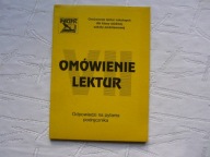 OMÓWIENIE LEKTUR KLASA 7