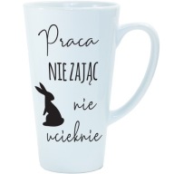 KUBEK DUŻE LATTE 450 śmieszny do pracy na prezent