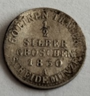 Moneta Niemcy Prusy 1/2 silber groschen 1830 A