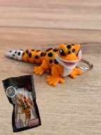 Breloczek Gekon z językiem - Brelok Druk3d fidget Keychain
