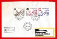 Watykan / 763-765 / Koperta FDC ( podróż papieża Jana Pawła II ) 1980 r
