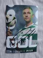 Zdjęcie 10x15 autograf Lechia Gdańsk sezon 2024/25 Gol Dominik Piła