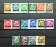 Znaczki Niemcy Luksemburg 1940 Mi.1 -16 czyste