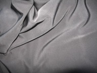 czarny sztuczny jedwab krepa 160X116 cm Arabia