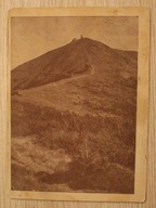 Śnieżka. Karkonosze, ORYGINALNA STARA PIECZĄTKA - ŚNIEŻKA 1950 rok, RZADKA