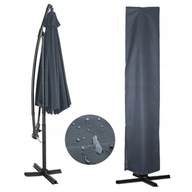 POKROWIEC NA PARASOL WODOODPORNY OGRODOWY ODPORNY NA ZABRUDZENIA ŚCIĄGACZ