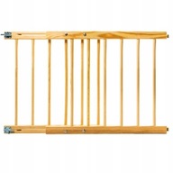 BARIERKA ZABEZPIECZAJĄCA NA SCHODY DRZWI BRAMKA OCHRONNA DREWNIANA 72-122cm