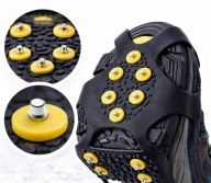 RACZKI ANTYPOŚLIZGOWE GUMOWE NAKŁADKI NA BUTY KOLCE TURYSTYCZNE 29-34 S