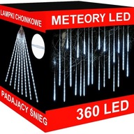 SOPLE METEORY LED LAMPKI CHOINKOWE 360 LED – BARWA ZIMNA