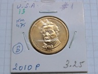 1 dolar 2010 Millard Filimore, mennica Filadelfia, holder, seria prezydenci