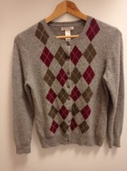 100% kaszmirowy Cardigan S/M