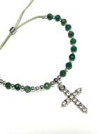 Różaniec Bransoletka Kamienie naturalne Szmaragd