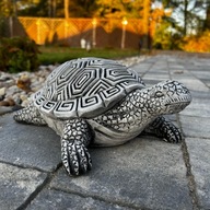 Betonowa Figura ogrodowa ŻÓŁW żółwik dekoracja do ogrodu z betonu 5kg 30cm