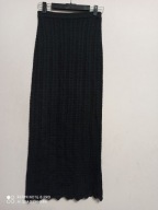 SPÓDNICA długa maxi z wełną ażurowa 36/38