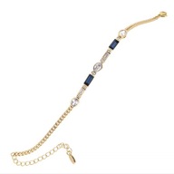 62757 BRANSOLETKA 18K POZŁACANA 17+5 CM 5 MM CRYSTAL Swarovski