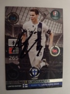 Karta panini autograf Finlandia Road to Euro 2016 Moisander Limited Edition