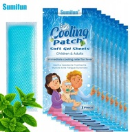 Plaster chłodzący na gorączkę ból głowy migrenę przeciwbólowy ulga w bólu
