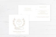 Zaproszenia na Pierwszą Komunię Świętą - personalizowane| 10 sztuk