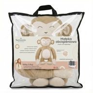 SENSOIS MASKOTKA OBCIĄŻENIOWA MAŁPKA- PREZENT ZABAWKA PLUSZAK DLA DZIECKA