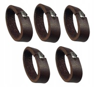SZLUFKA DO PASKA DO SPODNI SKÓRZANA HANDMADE RĘCZNIE ROBIONA 4CM 40MM 5 SZT