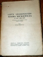Mickiewicz Listy legionistów do Mickiewicza