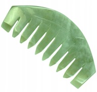 GRZEBIEŃ Z JADEITU jadeitowy GUA SHA