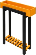 Donica drewniana XXL / kwietnik na taras, ogród, balkon altankę