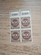 Deutsches Reich Trzecia Rzesza pasek 4 znaczki