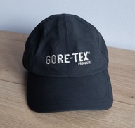 CZARNA CZAPKA Z DASZKIEM BEJSBOLÓWKA GORE-TEX SNAPBACK REGULACJA PASEK YKK