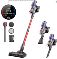 Odkurzacz Pionowy Laresar Elite V8 48Kpa 500W Czerwony 3 Końcówki