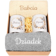 Super prezent na Dzień Babci Dziadka Prezent dla Dziadków RĘCZNIKI KUBKI