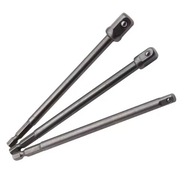 150mm REDUKCJE ADAPTERY DO WKRĘTARKI NASADEK ZESTAW 3SZT 1/4'' 3/8'' 1/2''