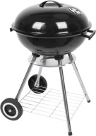 Grill BBQ TEXAS KETTLE Ogrodowy Węglowy na brykiet Zamykany POKRYWA Półka