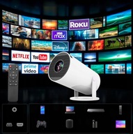 Projektor LED Magcubic HY300 PRO + Bateria biały