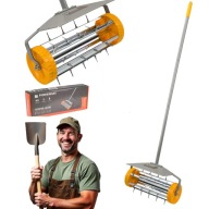 AERATOR WERTYKULATOR WALCOWY RĘCZNY OGRÓD NAPOWIETRZANIE DO TRAWY TRAWNIKA