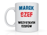 Kubek z nadrukiem dla szefa do pracy urodziny na prezent