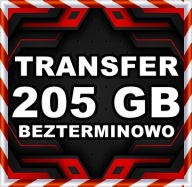 TRANSFER CHOMIKUJ 205 GB BEZTERMINOWO