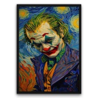 Plakat z ramą 40x50cm Joker Joaquin Phoenix Kino Kultowy Styl Retro Deco