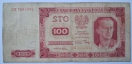 Banknot PRL 100 zł 1948 rok SERIA: CM