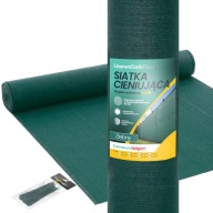 SIATKA CIENIUJĄCA 1,5x25 MASKUJĄCA NA OGRODZENIE PŁOT BALKON OSŁONA 90%+UV