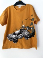LINDEX-- DWUSTRONNE CEKINY--- BLUZKA --T-SHIRT--6-8 L ---122/128