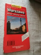 Warszawa stary plan miasta autobusy tramwaje