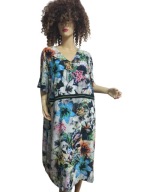 Ulla Popken SUKIENKA w kwiaty 52/54